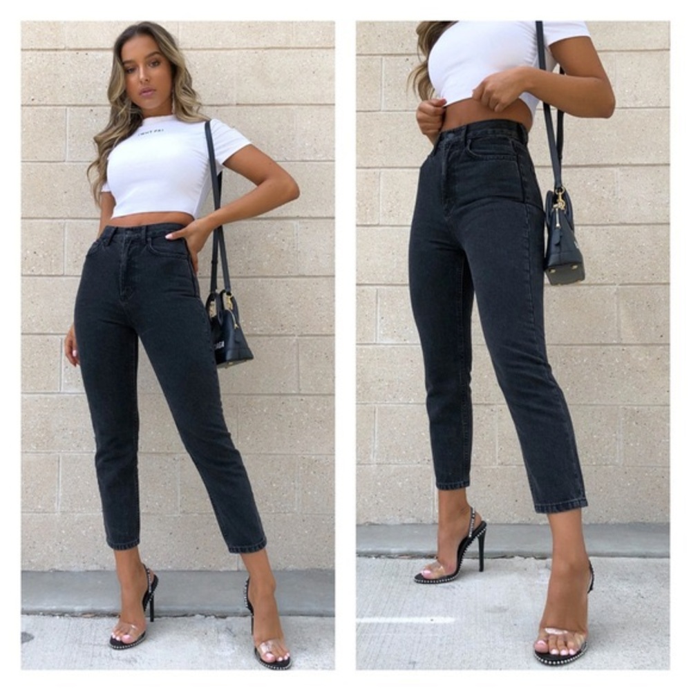White Fox Boutique Drive Me Crazy Jeans Black